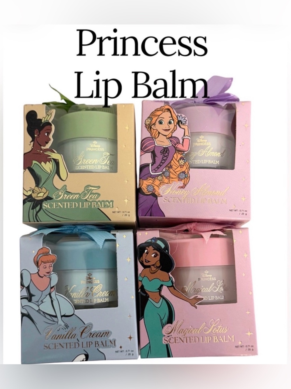 Disney Princess Ornament Lip Balm Bundle